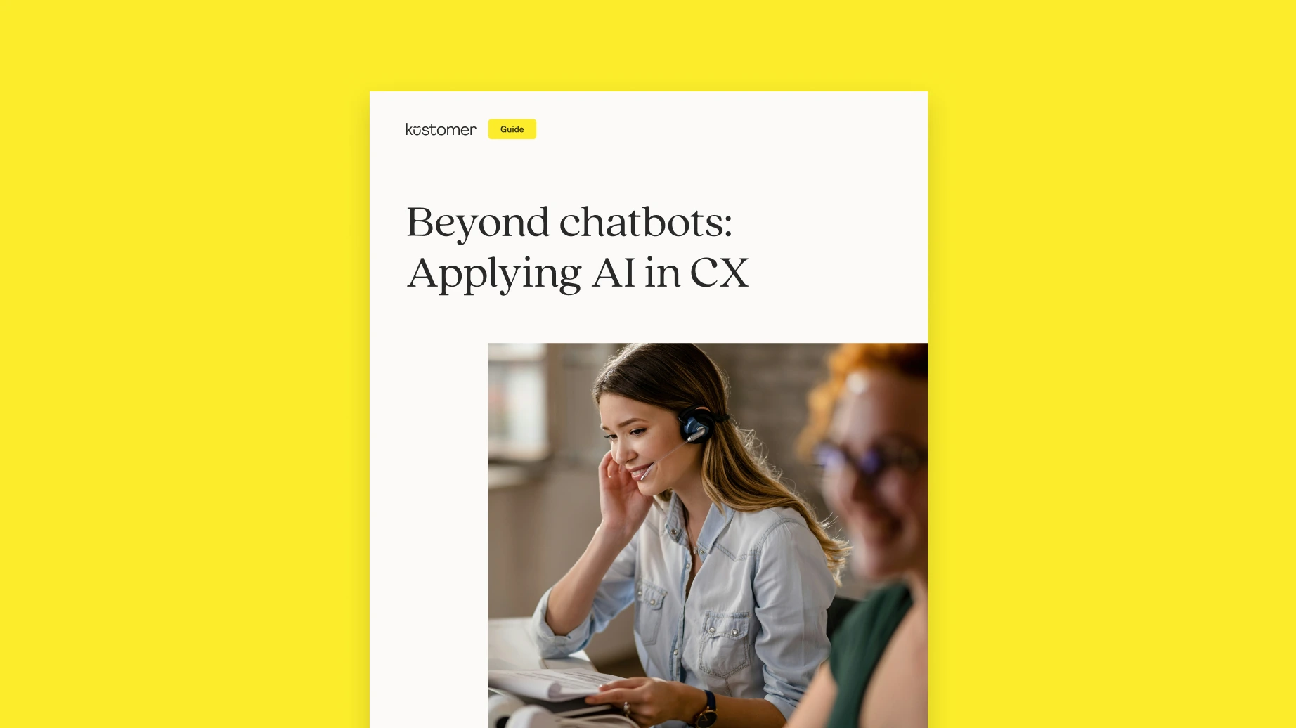 Beyond Chatbots: Applying AI in CX